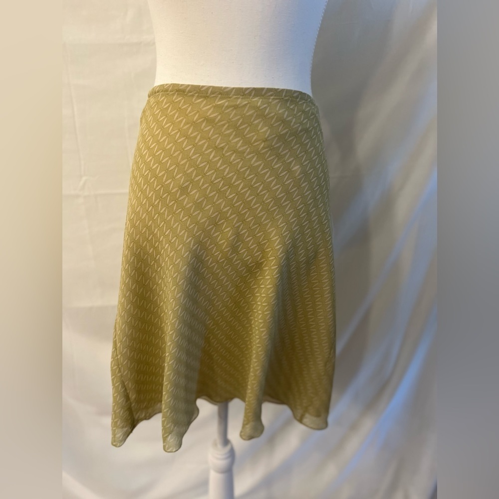 Max Studio 100% Silk Slip Skirt